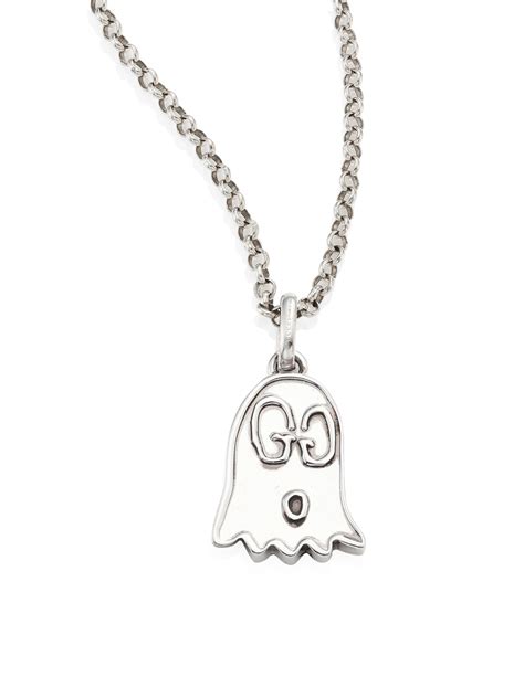 gucci ghost necklace pendant|gucci ghost ring nordstrom.